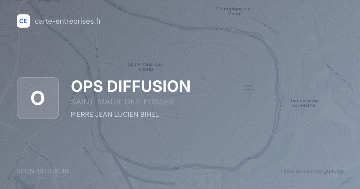 OPS DIFFUSION — 834026148 — fiche entreprise