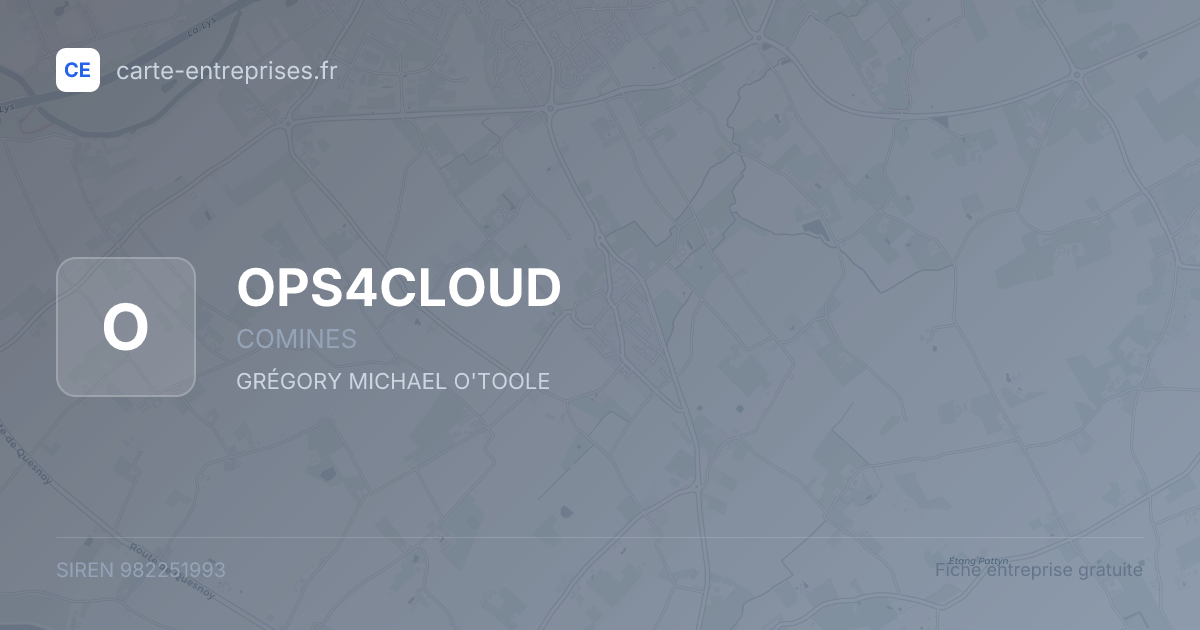 OPS4CLOUD — 982251993 — fiche entreprise