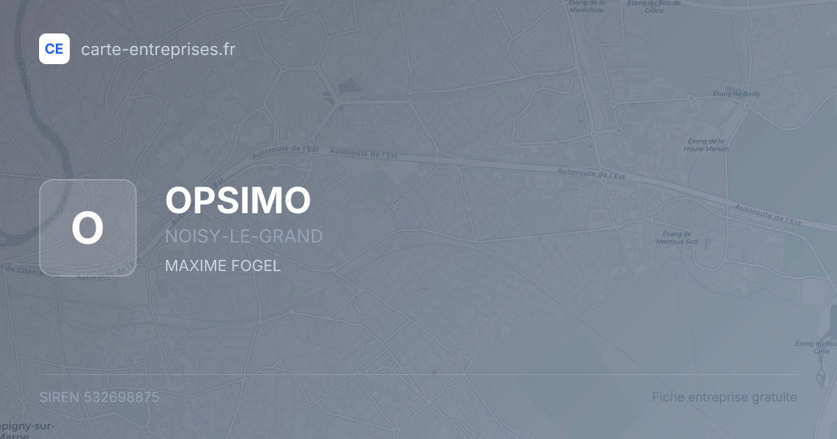 OPSIMO — 532698875 — fiche entreprise