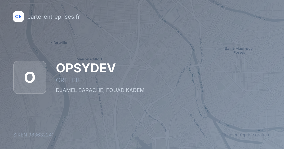 OPSYDEV — 983632241 — fiche entreprise