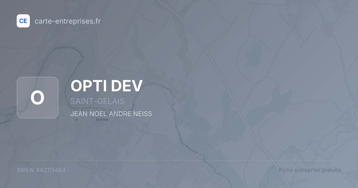 OPTI DEV — 442111464 — fiche entreprise