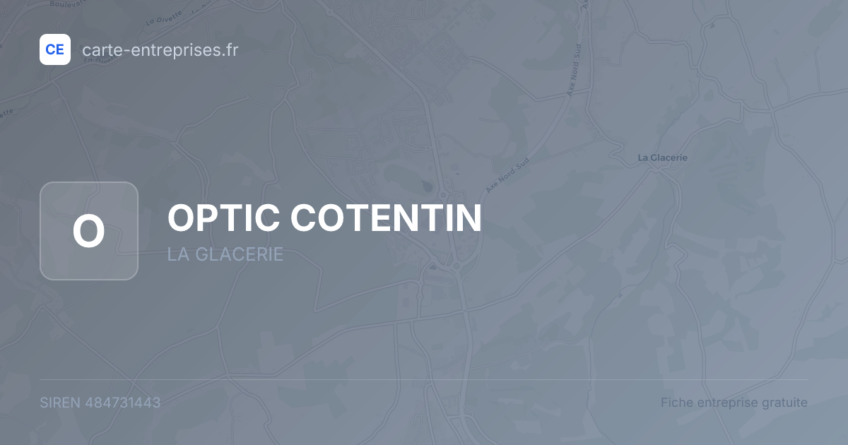 OPTIC COTENTIN — 484731443 — fiche entreprise