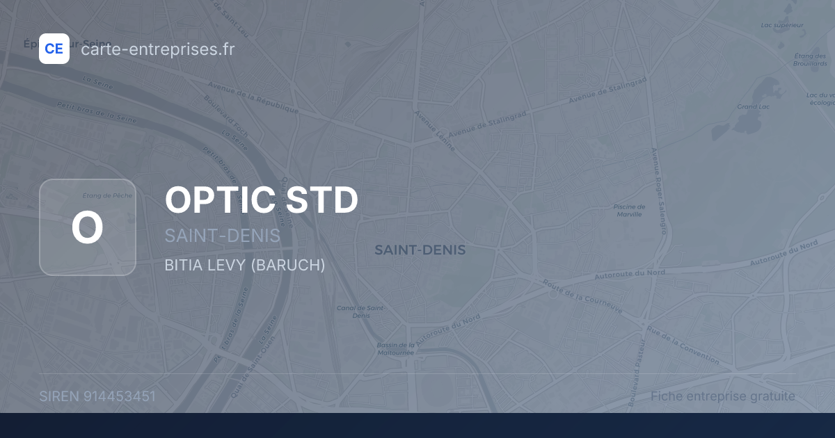 OPTIC STD — 914453451 — fiche entreprise
