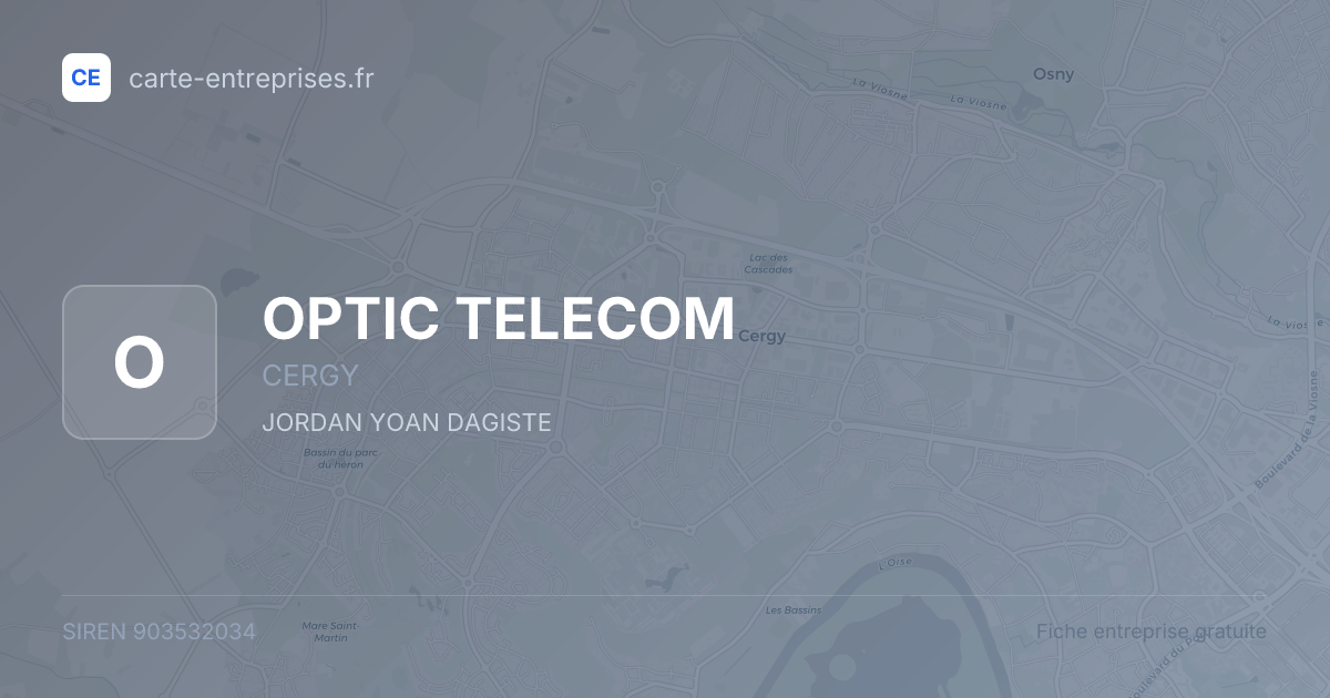 OPTIC TELECOM — 903532034 — fiche entreprise