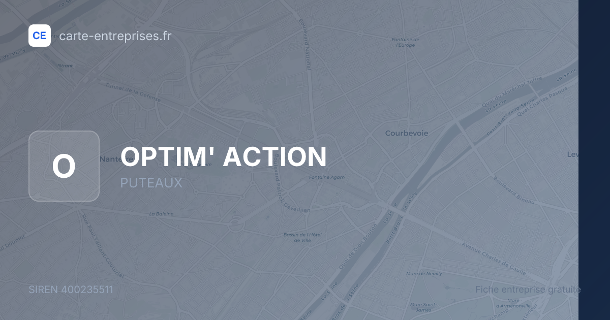OPTIM' ACTION — 400235511 — fiche entreprise
