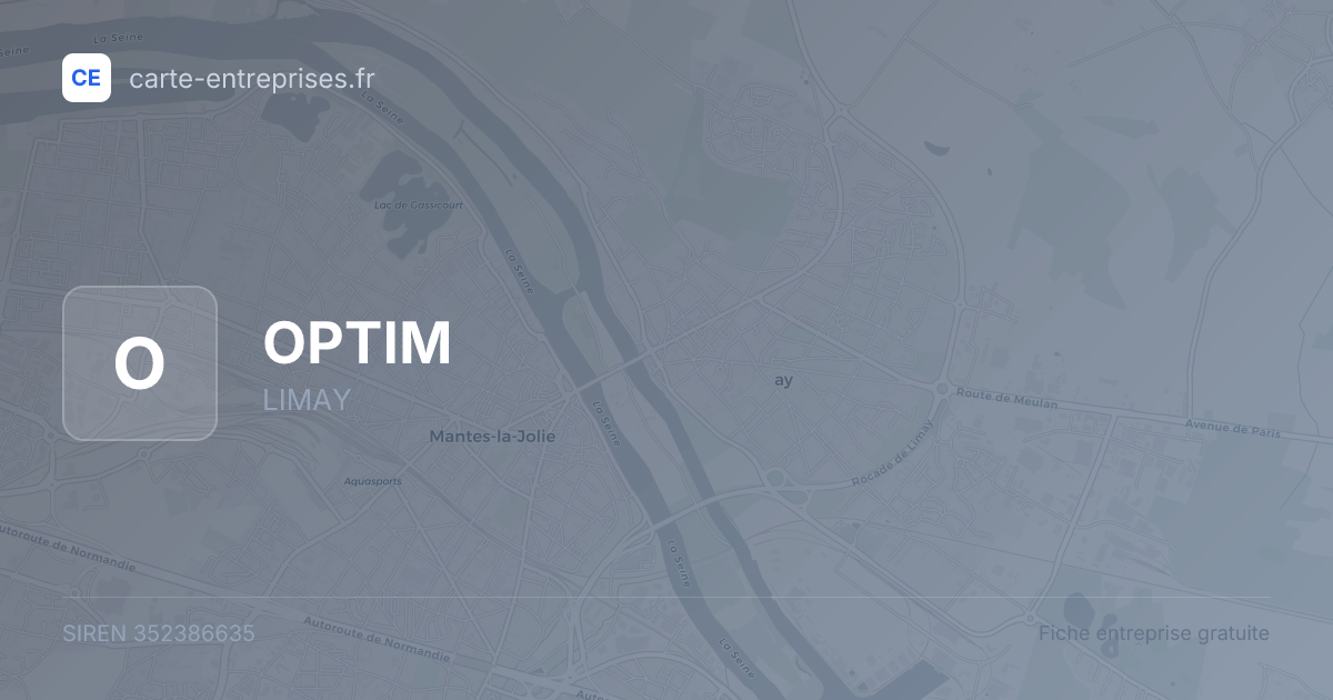OPTIM — 352386635 — fiche entreprise