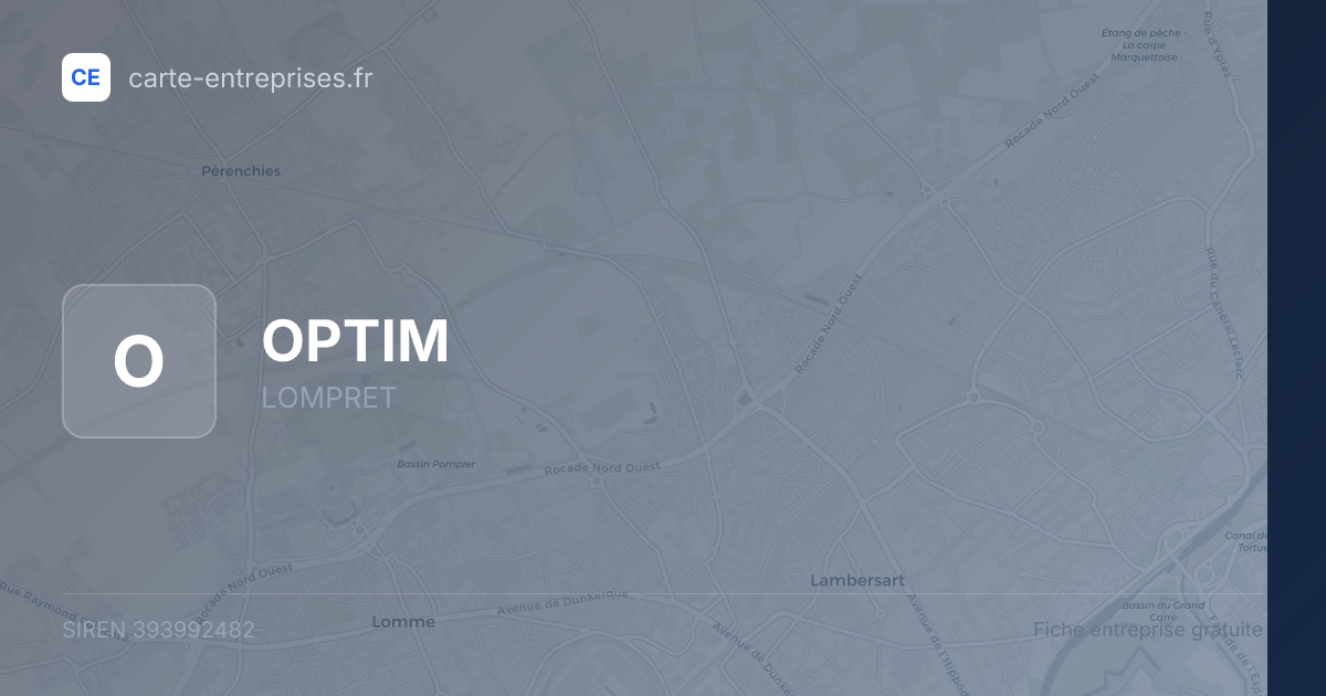 OPTIM — 393992482 — fiche entreprise