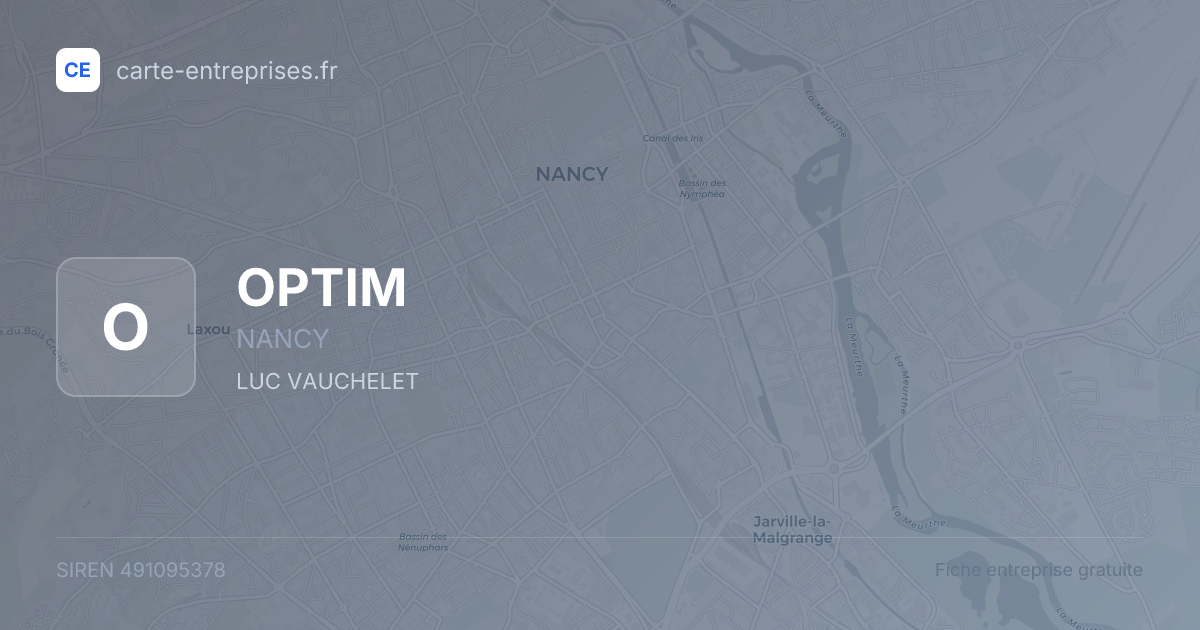 OPTIM — 491095378 — fiche entreprise
