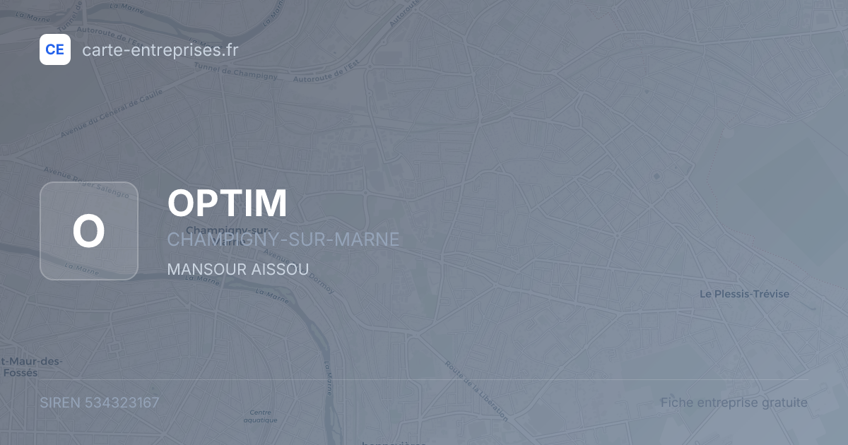 OPTIM — 534323167 — fiche entreprise