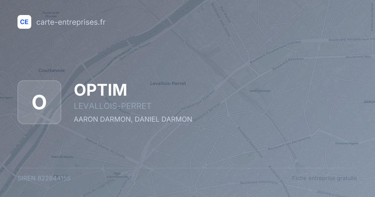 OPTIM — 822844155 — fiche entreprise