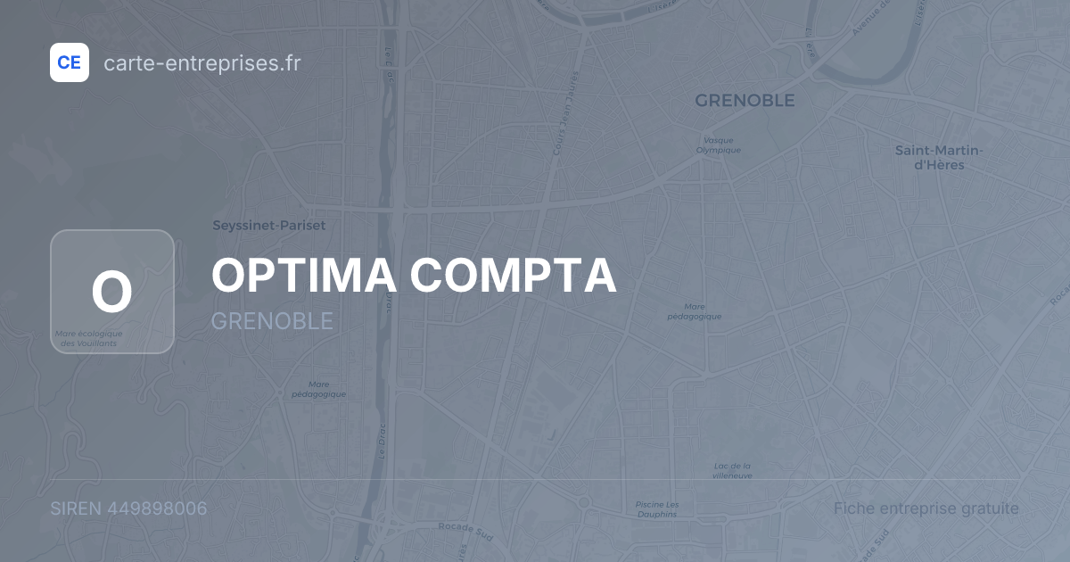OPTIMA COMPTA — 449898006 — fiche entreprise