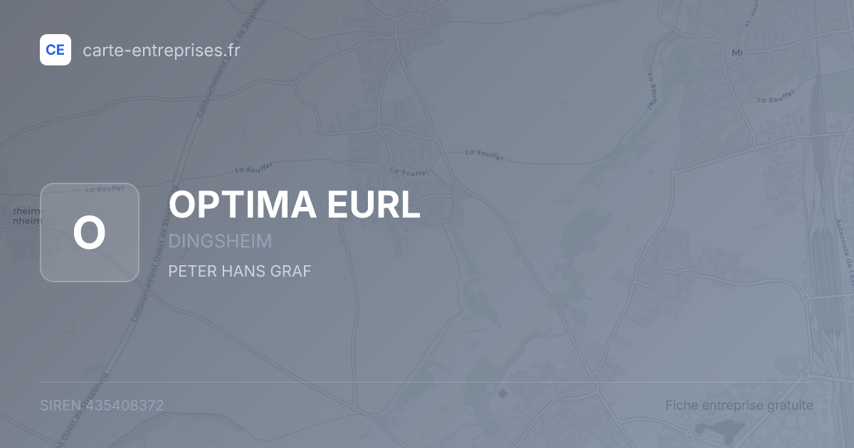 OPTIMA EURL — 435408372 — fiche entreprise