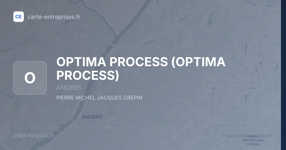 OPTIMA PROCESS — 891994428 — fiche entreprise