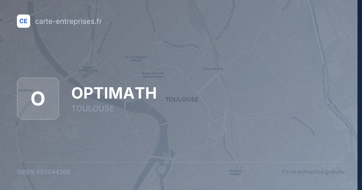 OPTIMATH — 402044366 — fiche entreprise