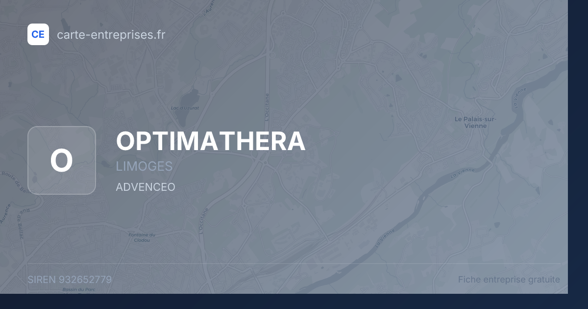 OPTIMATHERA — 932652779 — fiche entreprise