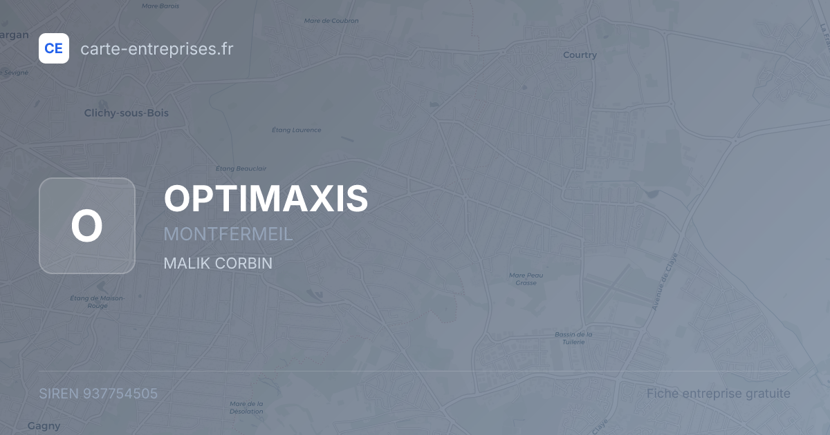OPTIMAXIS — 937754505 — fiche entreprise