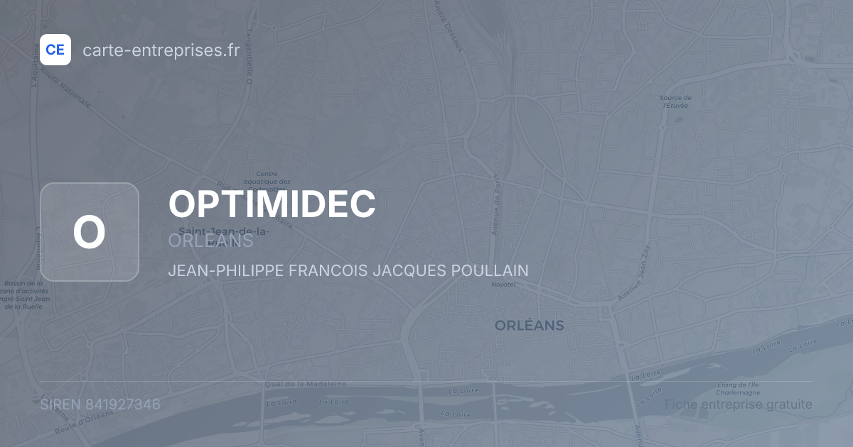OPTIMIDEC — 841927346 — fiche entreprise