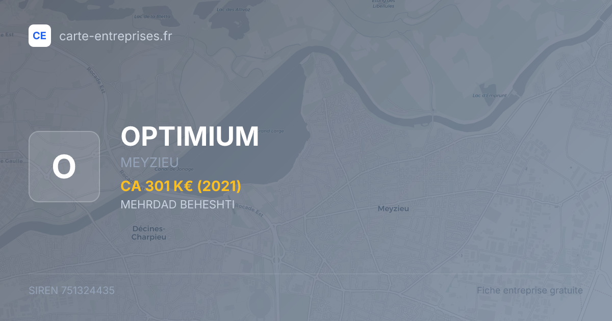 OPTIMIUM — 751324435 — fiche entreprise