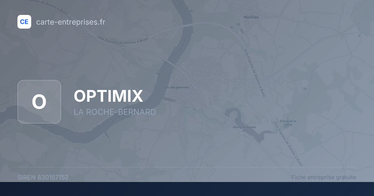 OPTIMIX — 830157152 — fiche entreprise