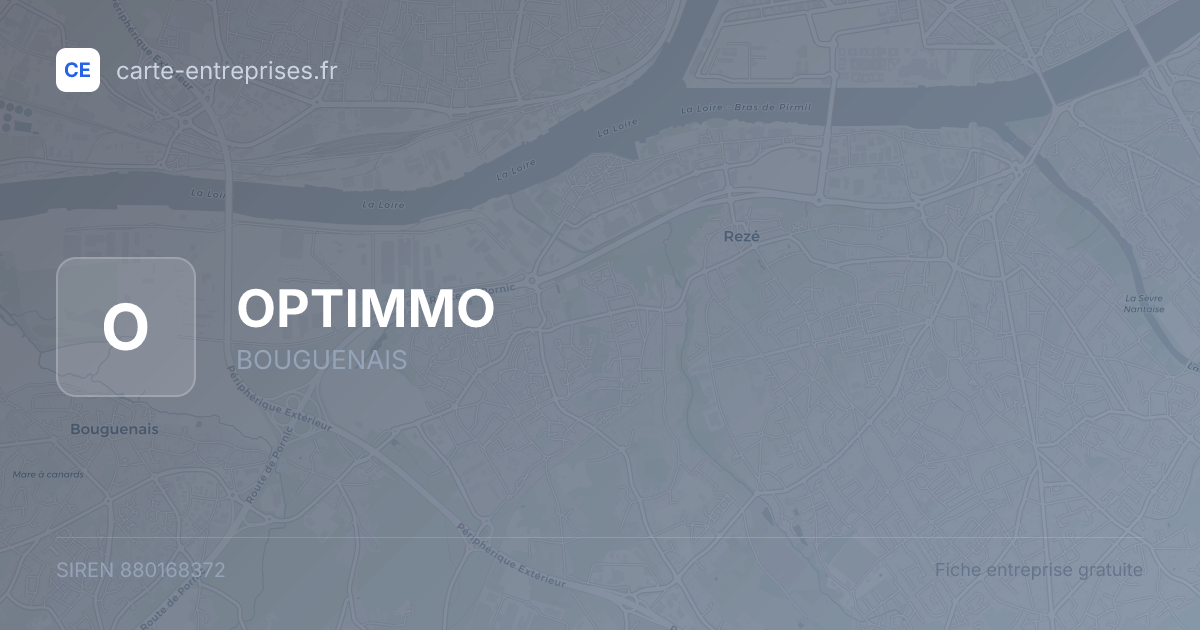 OPTIMMO — 880168372 — fiche entreprise