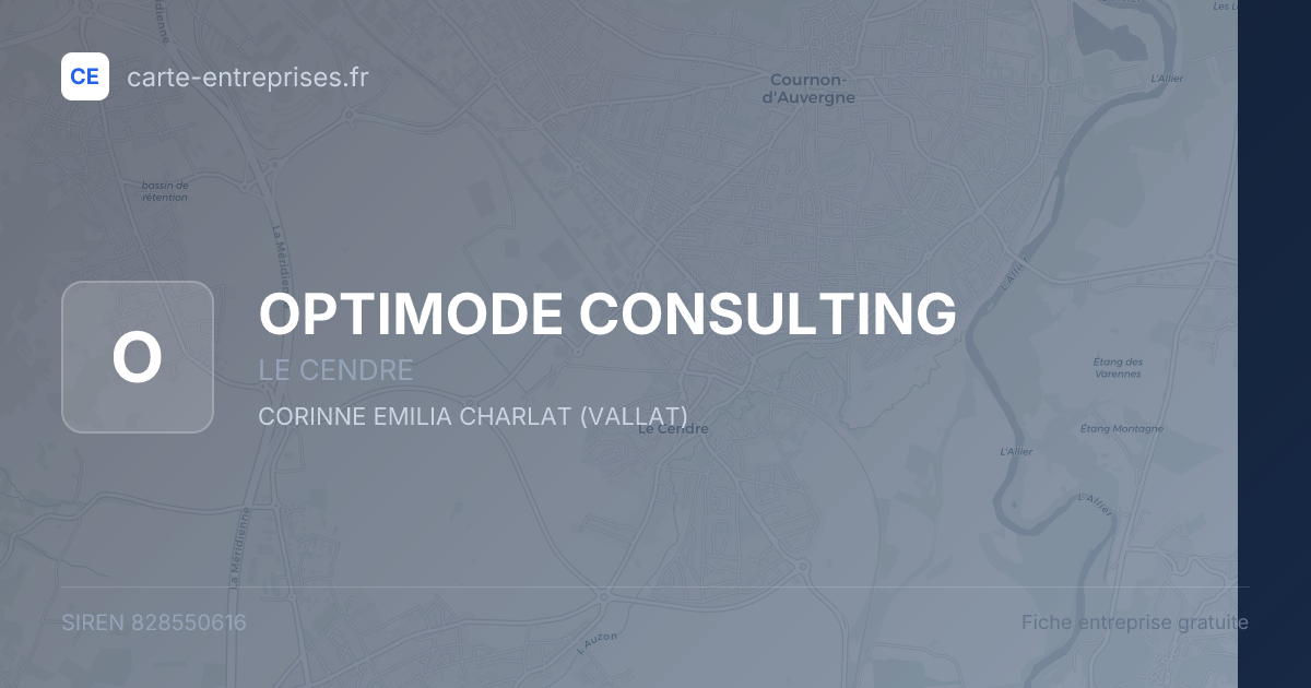 OPTIMODE CONSULTING — 828550616 — fiche entreprise