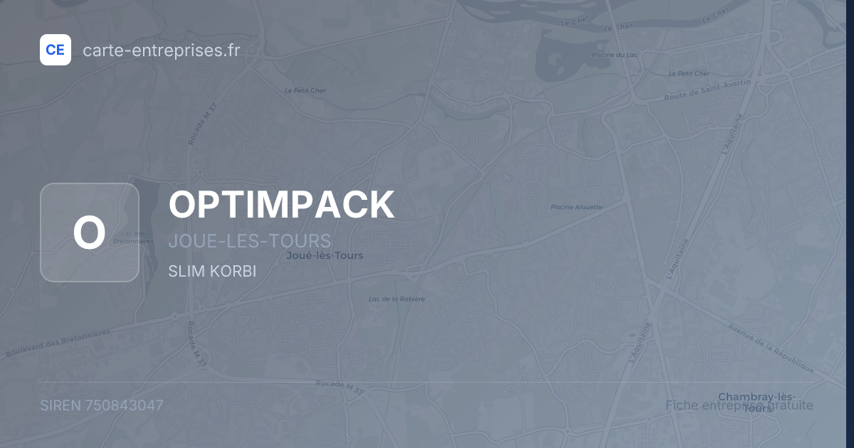 OPTIMPACK — 750843047 — fiche entreprise