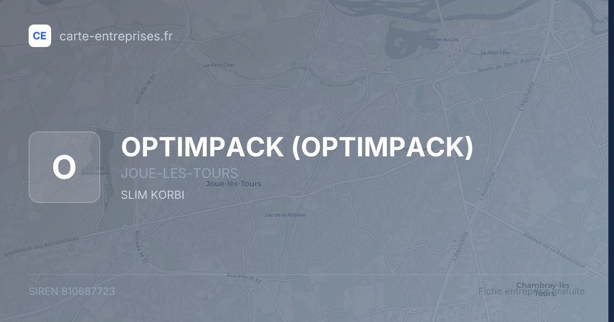 OPTIMPACK — 810687723 — fiche entreprise