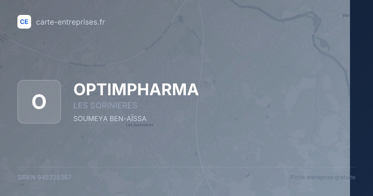 OPTIMPHARMA — 945328367 — fiche entreprise