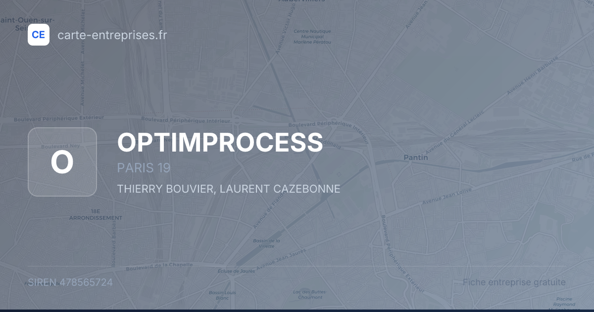 OPTIMPROCESS — 478565724 — fiche entreprise