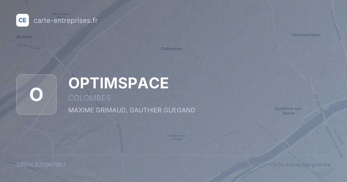 OPTIMSPACE — 820967867 — fiche entreprise