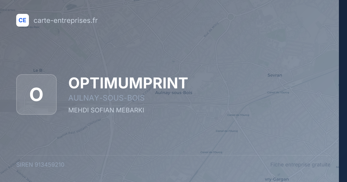 OPTIMUMPRINT — 913459210 — fiche entreprise