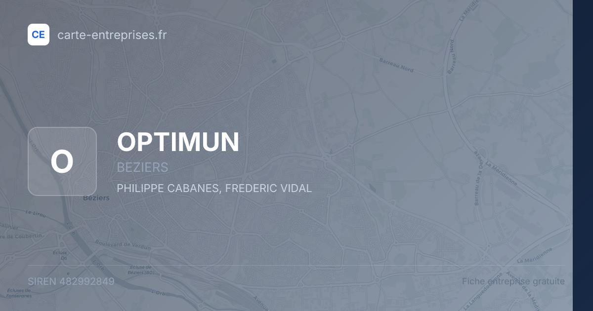 OPTIMUN — 482992849 — fiche entreprise