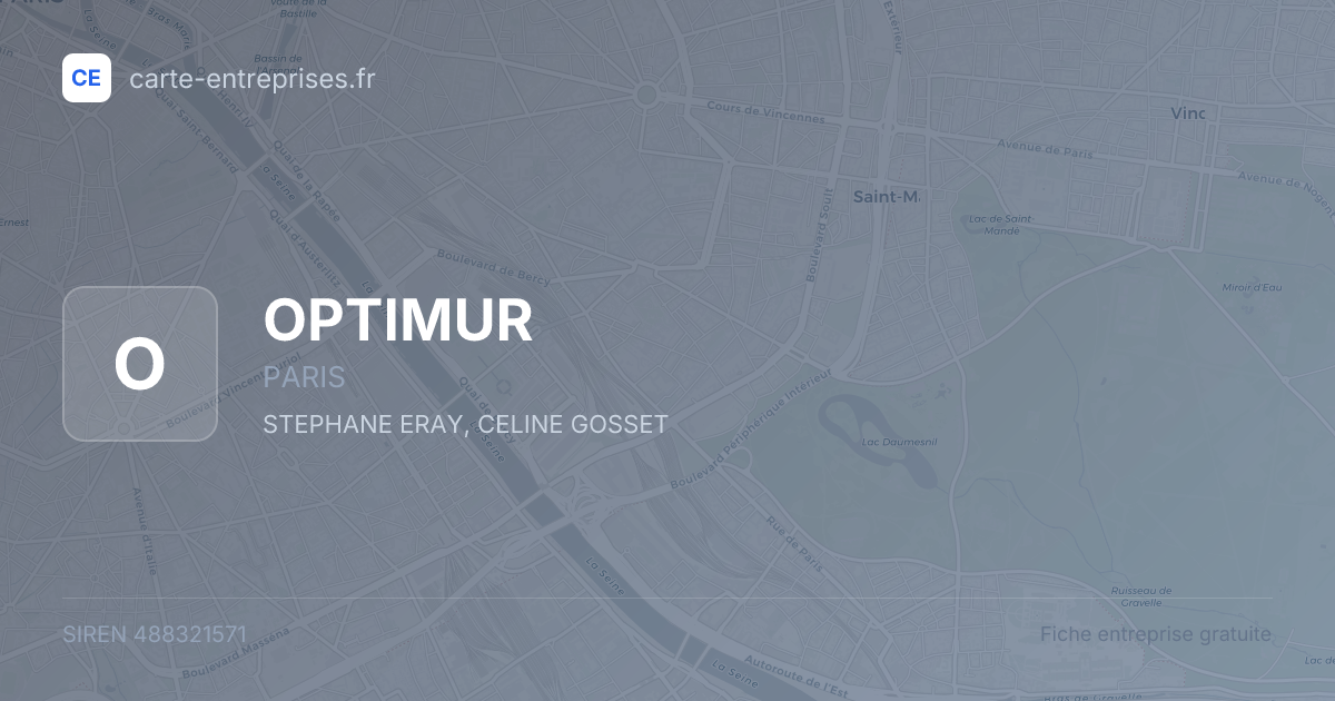 OPTIMUR — 488321571 — fiche entreprise