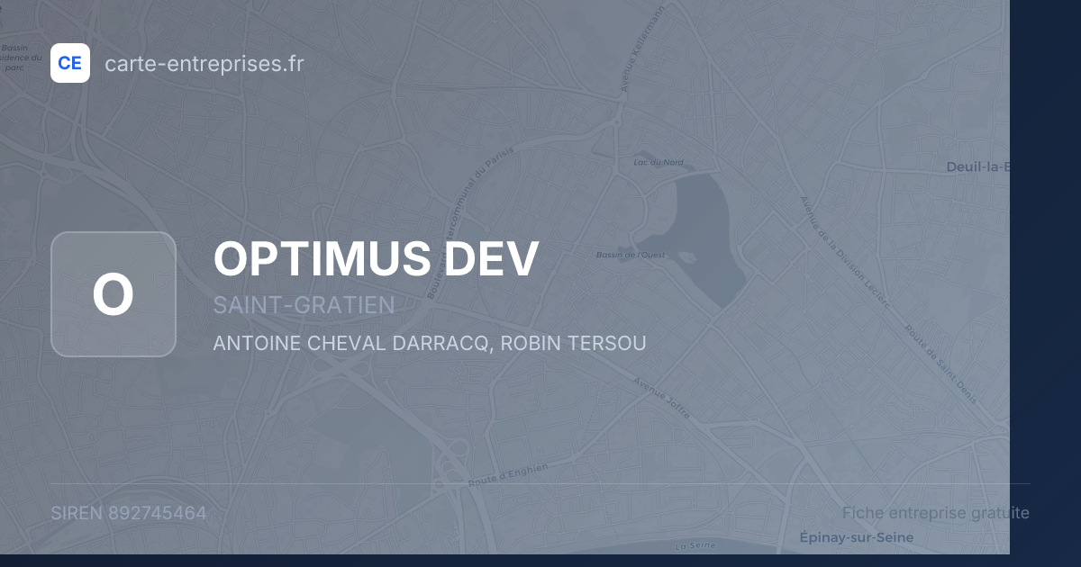 OPTIMUS DEV — 892745464 — fiche entreprise