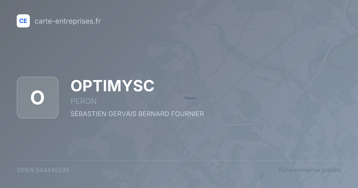 OPTIMYSC — 944445246 — fiche entreprise
