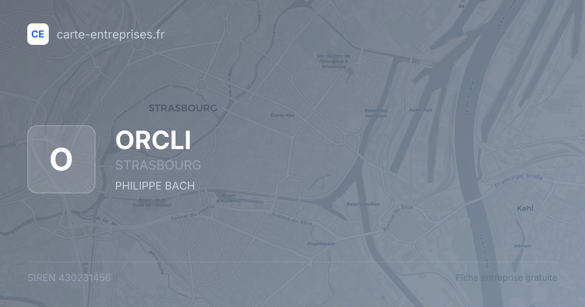 ORCLI — 430231456 — fiche entreprise