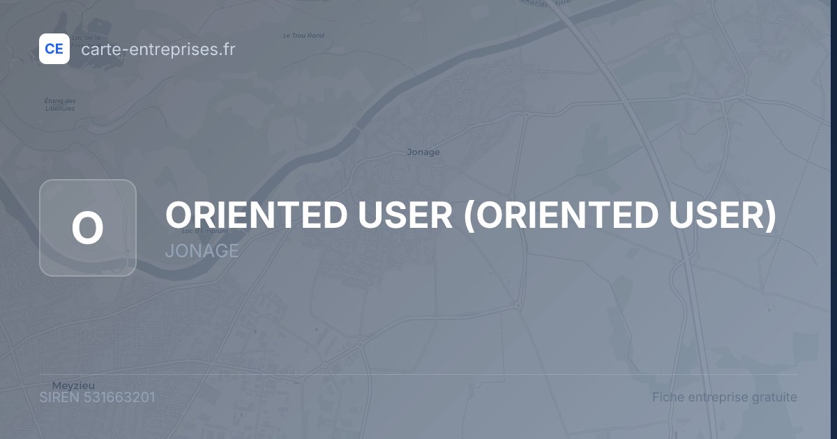 ORIENTED USER — 531663201 — fiche entreprise