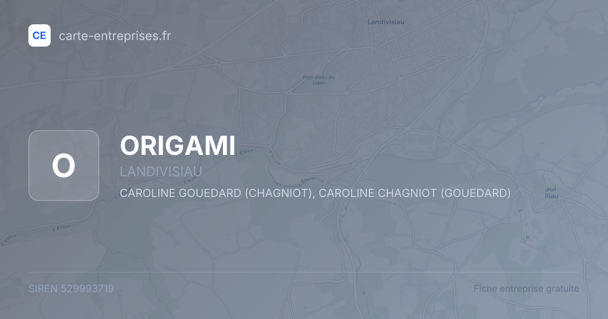 ORIGAMI — 529993719 — fiche entreprise