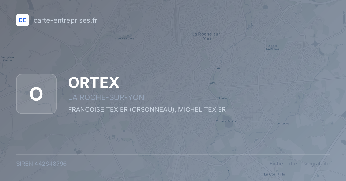 ORTEX — 442648796 — fiche entreprise