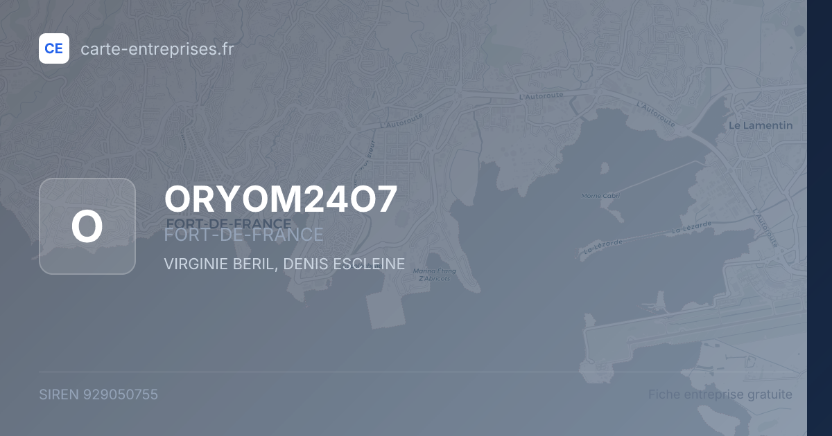 ORYOM24O7 — 929050755 — fiche entreprise