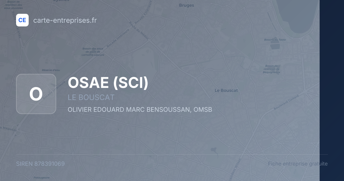 OSAE (SCI) — 878391069 — fiche entreprise