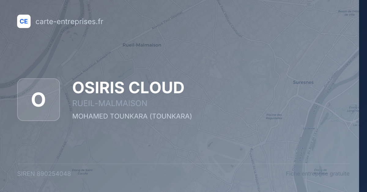 OSIRIS CLOUD — 890254048 — fiche entreprise