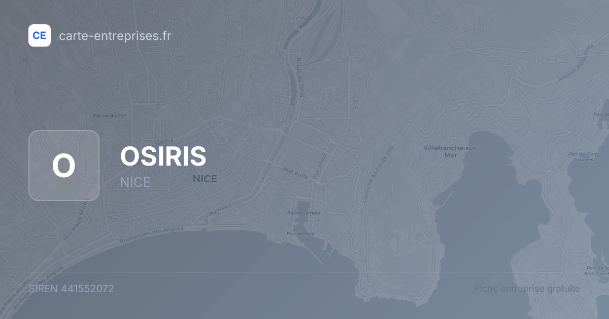 OSIRIS — 441552072 — fiche entreprise