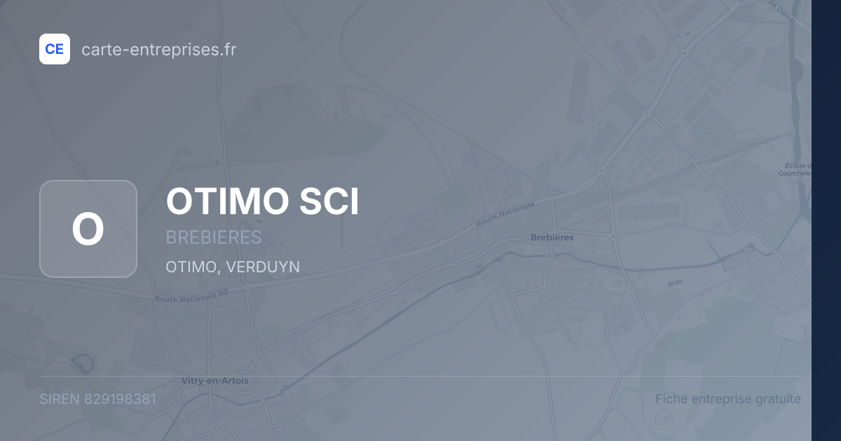 OTIMO SCI — 829198381 — fiche entreprise