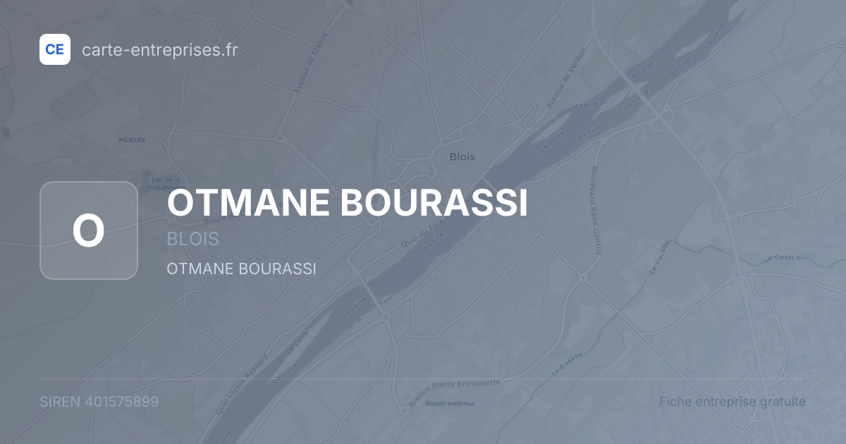OTMANE BOURASSI — 401575899 — fiche entreprise