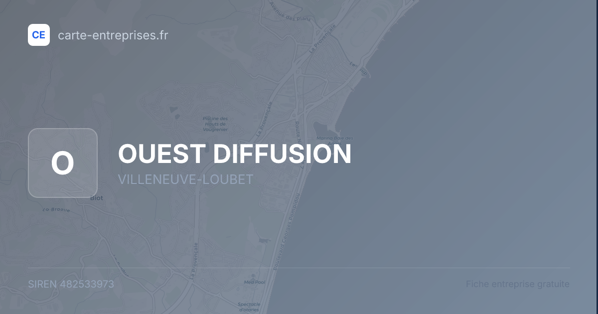 OUEST DIFFUSION — 482533973 — fiche entreprise