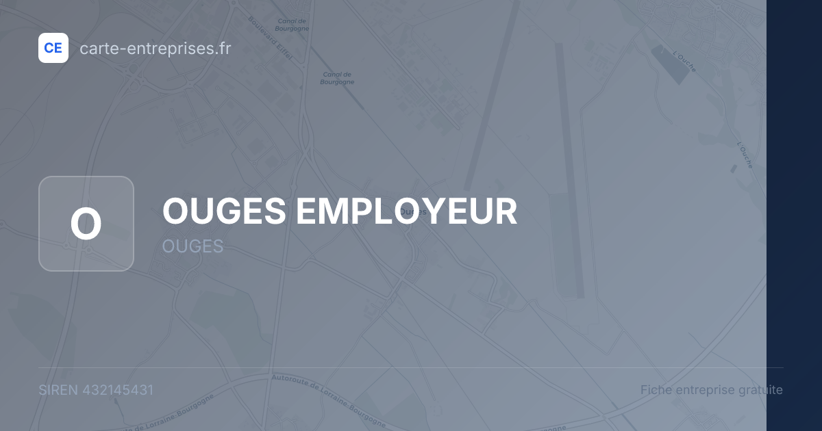 OUGES EMPLOYEUR — 432145431 — fiche entreprise