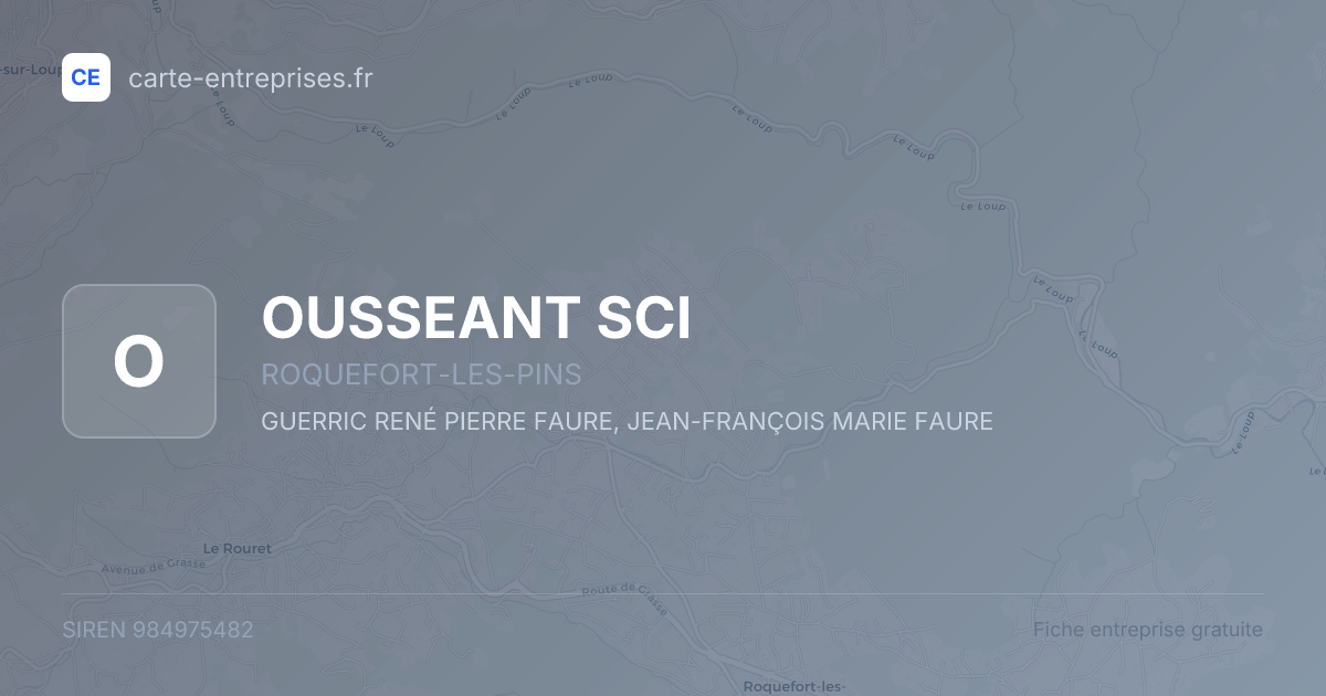 OUSSEANT SCI — 984975482 — fiche entreprise