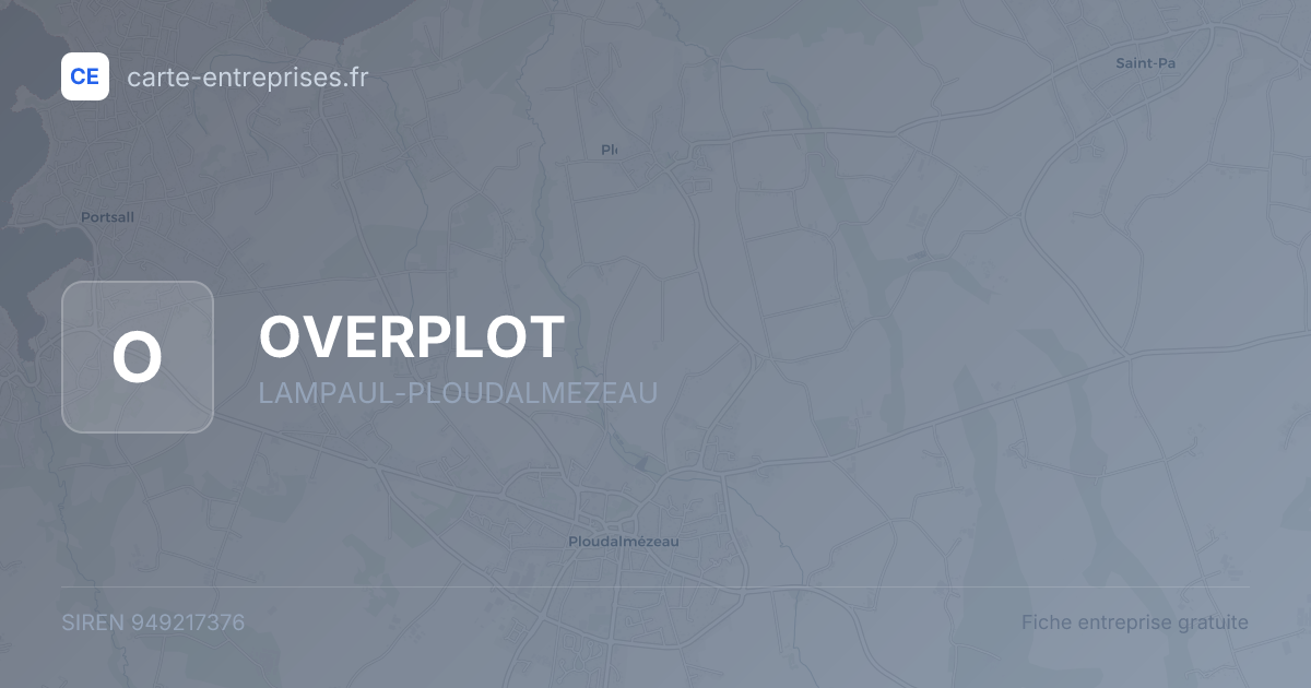 OVERPLOT — 949217376 — fiche entreprise
