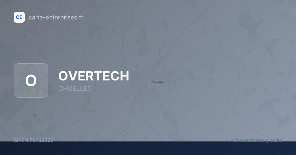 OVERTECH — 792303331 — fiche entreprise